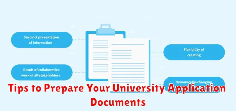 Tips to Prepare Your University Application Documents