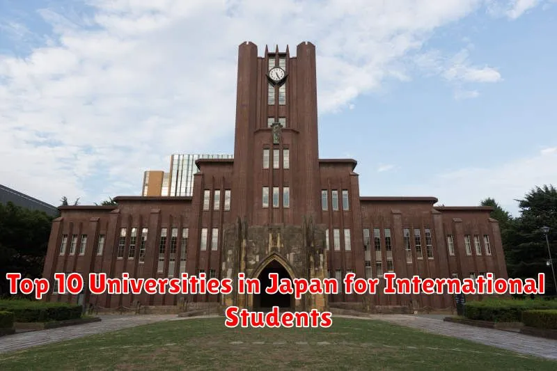 Top 10 Universities in Japan for International Students